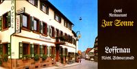 Geschichte Hotel-Restaurant Sonne Loffenau